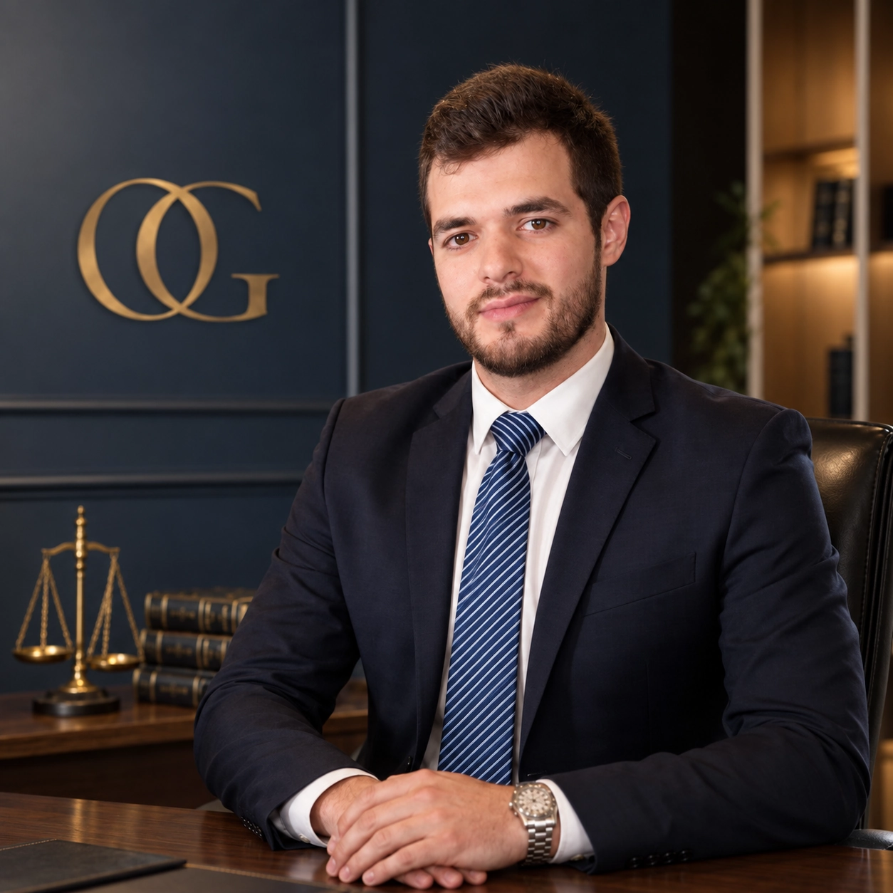 Javier Oliveira Garrido en su despacho profesional